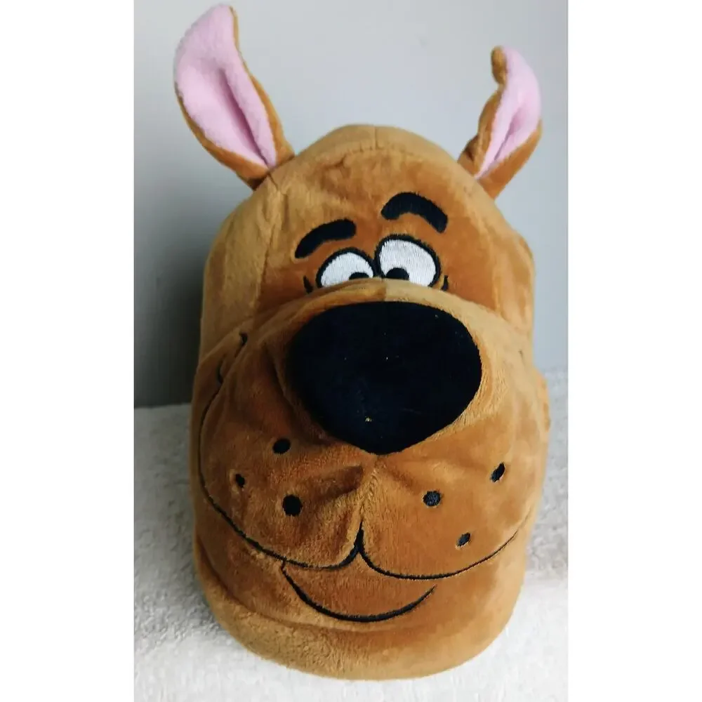 Scooby Doo 3D Plush Slippers Cozy Brown Household Shoes Men Women Unisex